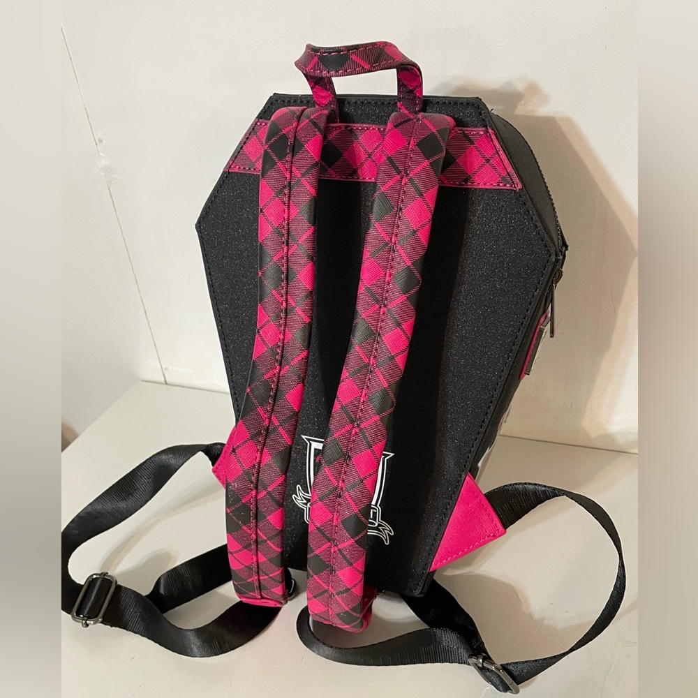 Loungefly Monster High Coffin Locker Backpack - Picture 3 of 5